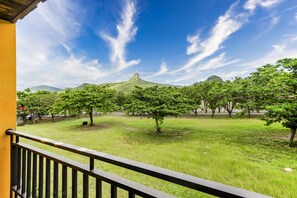 Quadruple Room, Bathtub, Mountain View | Balcony view