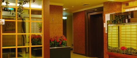 Interior entrance