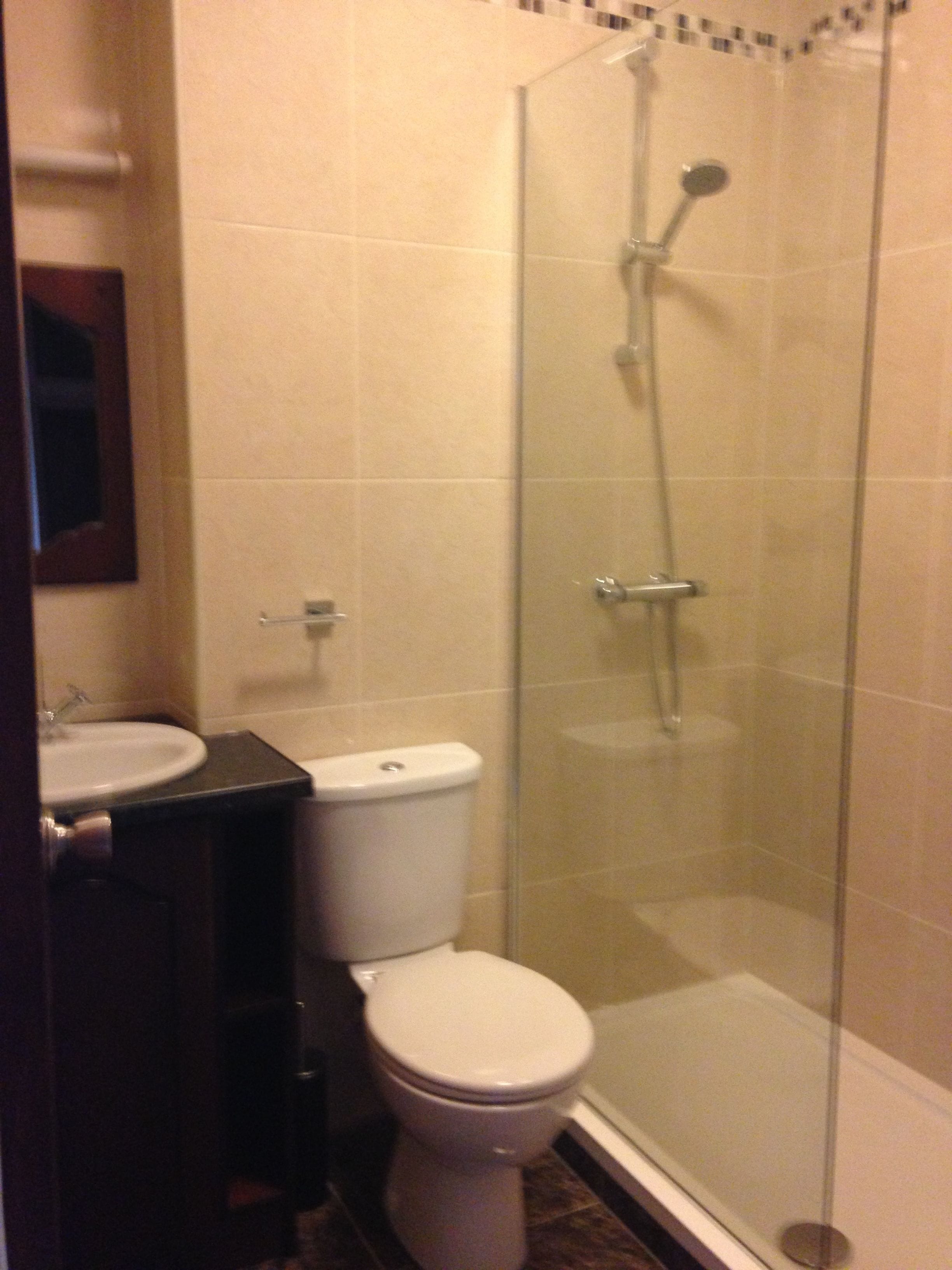 free toiletries, hair dryer, towels