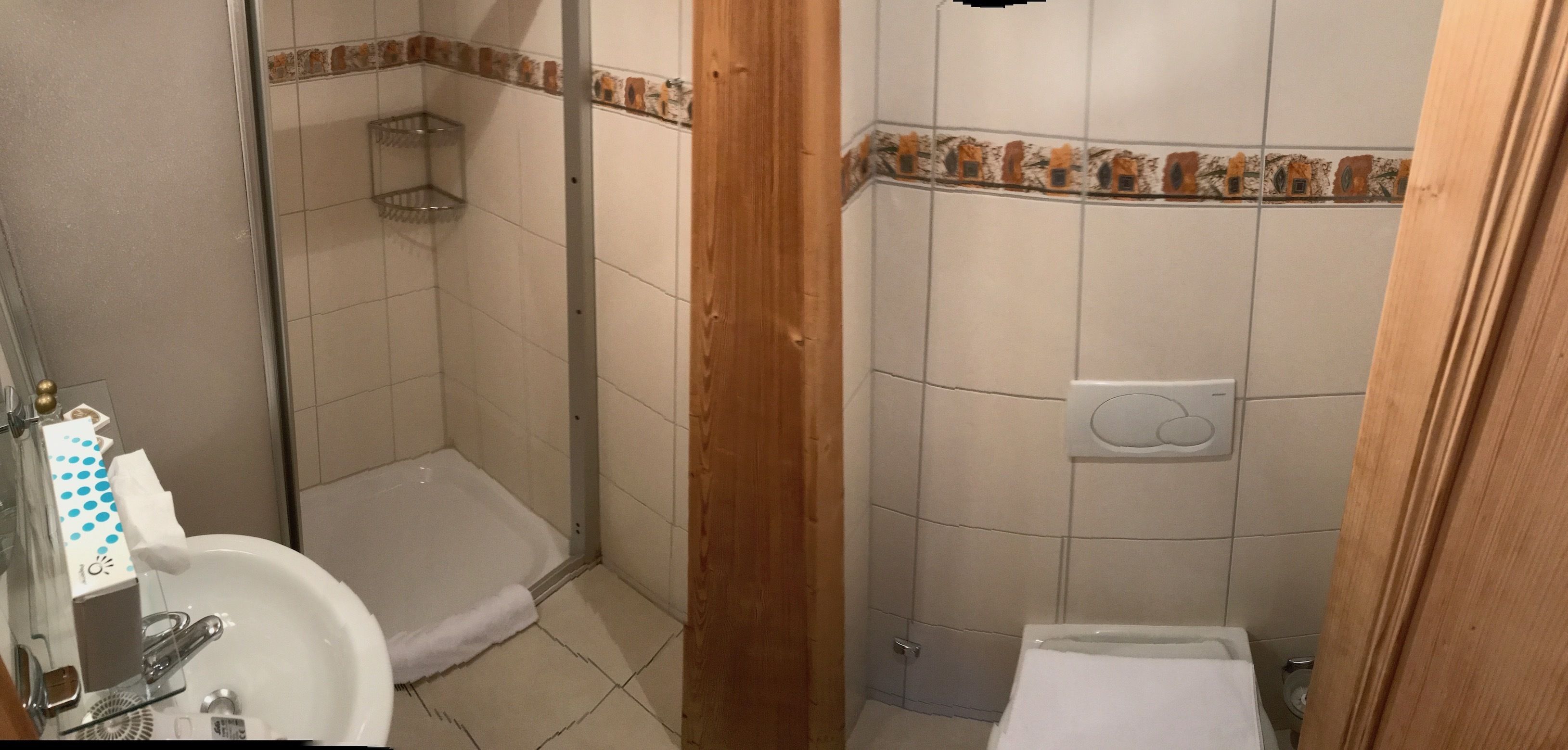 double room | bathroom | shower, free toiletries, towels