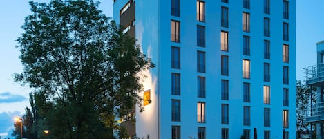 Front of property – evening/night