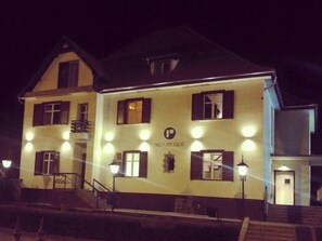 Front of property – evening/night