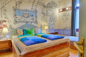 Doppelzimmer, eigenes Bad | Individuell dekoriert, kostenloses WLAN