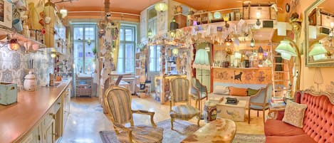 Sitteområde i lobbyen