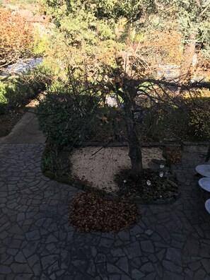 Blick von der Unterkunft
