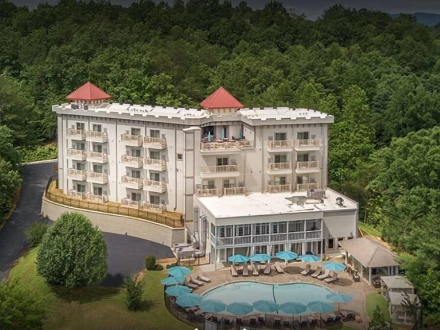 Majoituspaikan julkisivu