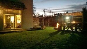 Front of property – evening/night