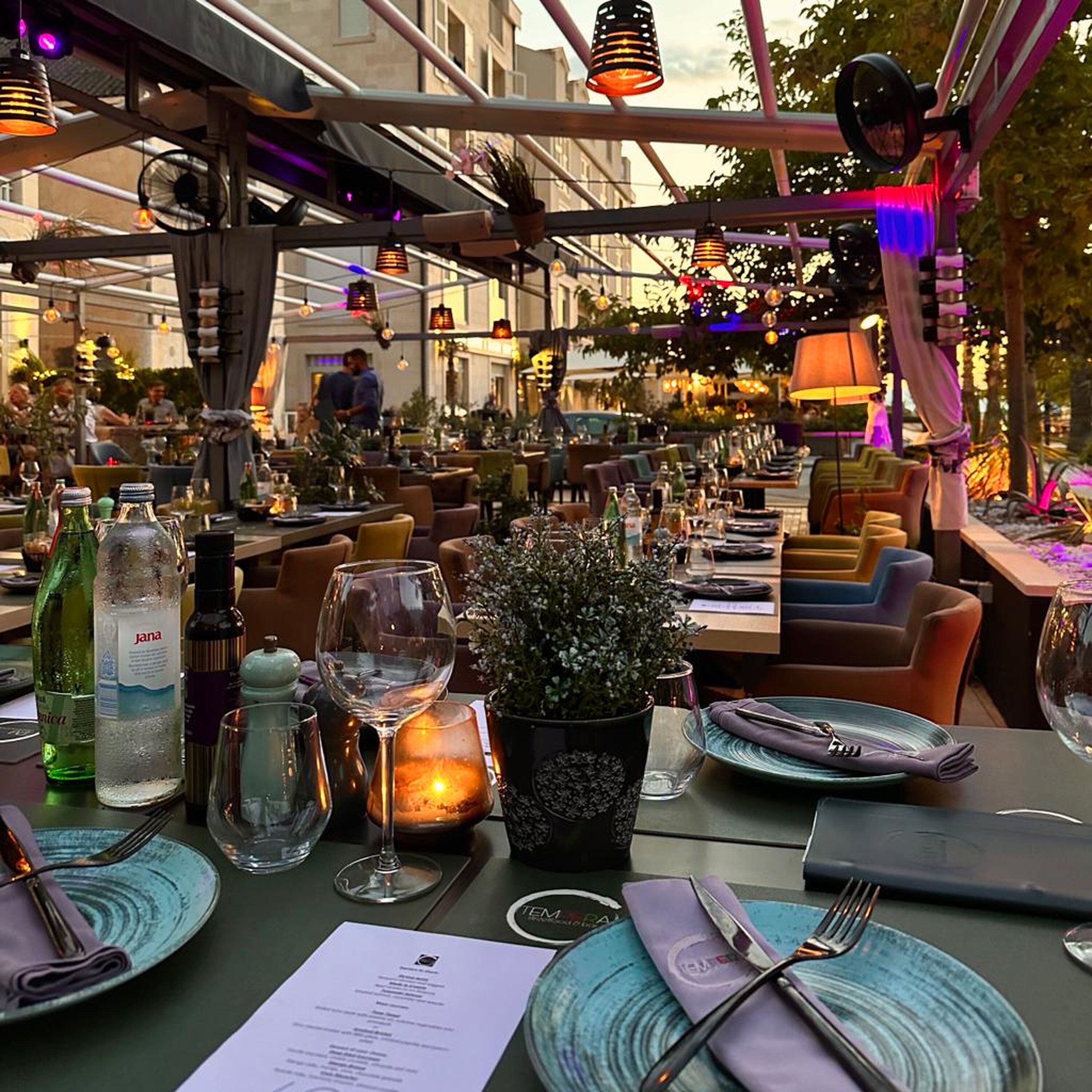 Utsikt fra overnattingsstedet