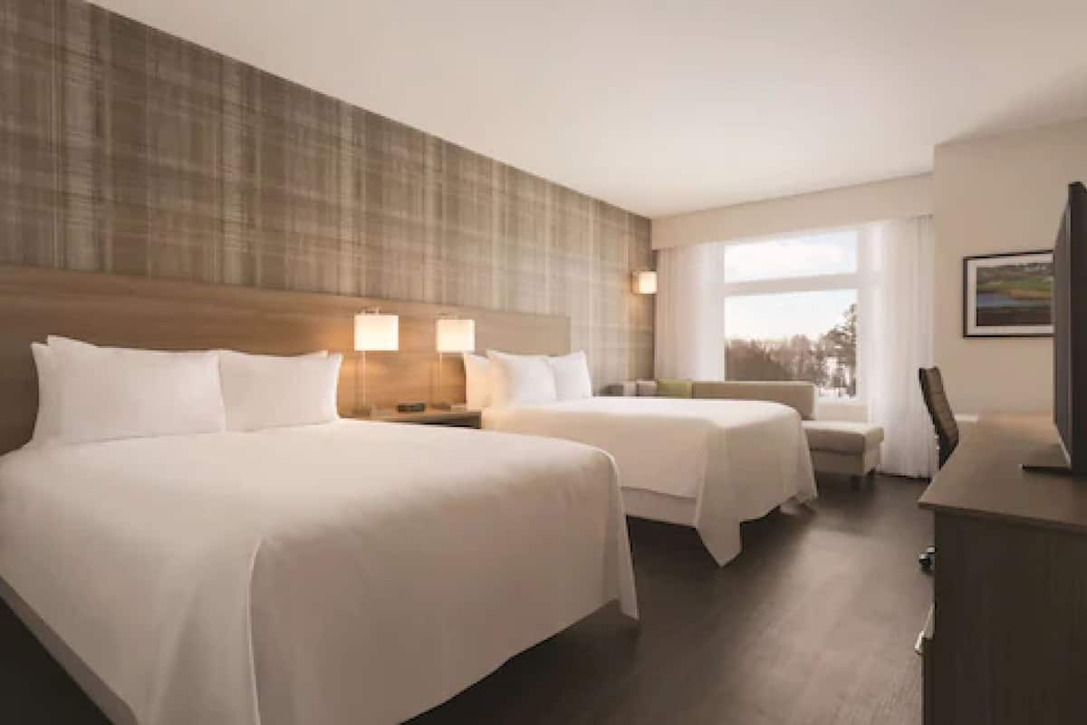 room, 2 queen beds, non smoking | 1 bedroom, in-room safe, desk, laptop workspace