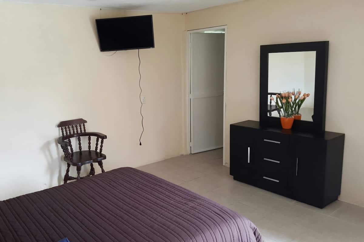 Basic Double Room Single Use, 1 Double Bed, Courtyard View | Rollaway beds, bed sheets
