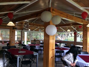 Outdoor banquet area - Hotel Real de San Antonio (Mineral del Chico)