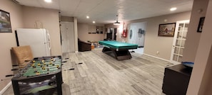 Game room - Luxury 7BR/6.5BA Mountain Retreat with Sauna, Hot Tub, and Stunning Views (Mendel)