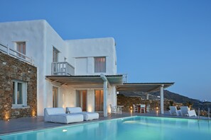 Terrace/patio - Ammos Villas In Houlakia (Mykonos)