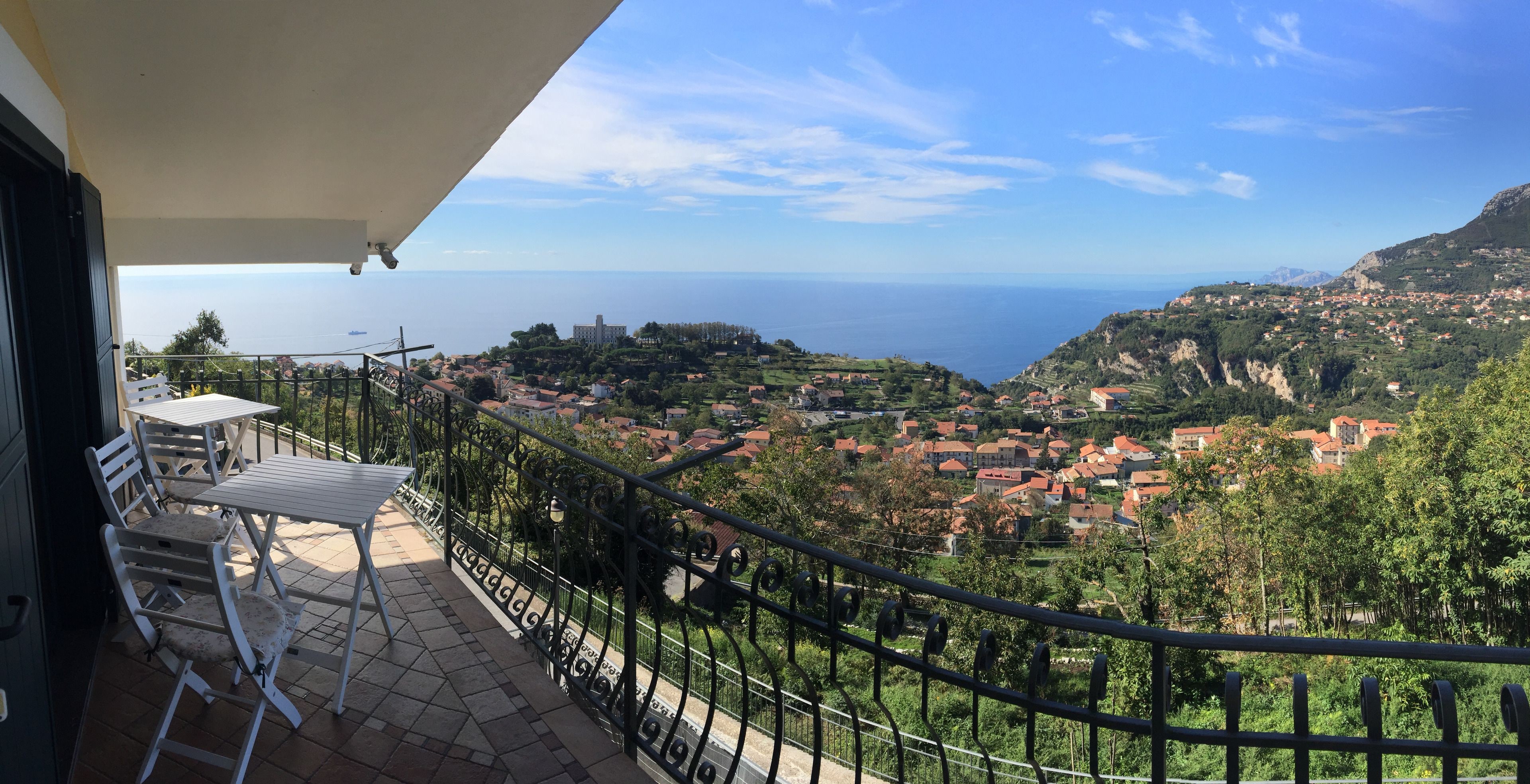 Blick von der Unterkunft