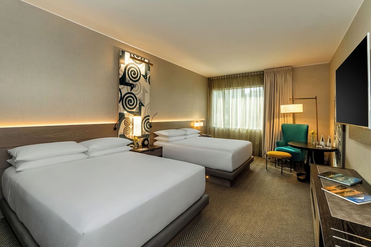 Ropa de cama de alta calidad y minibar