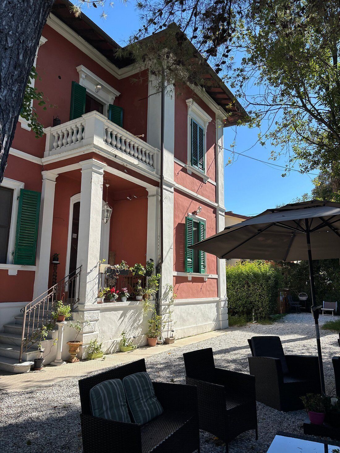 Voorkant van accommodatie