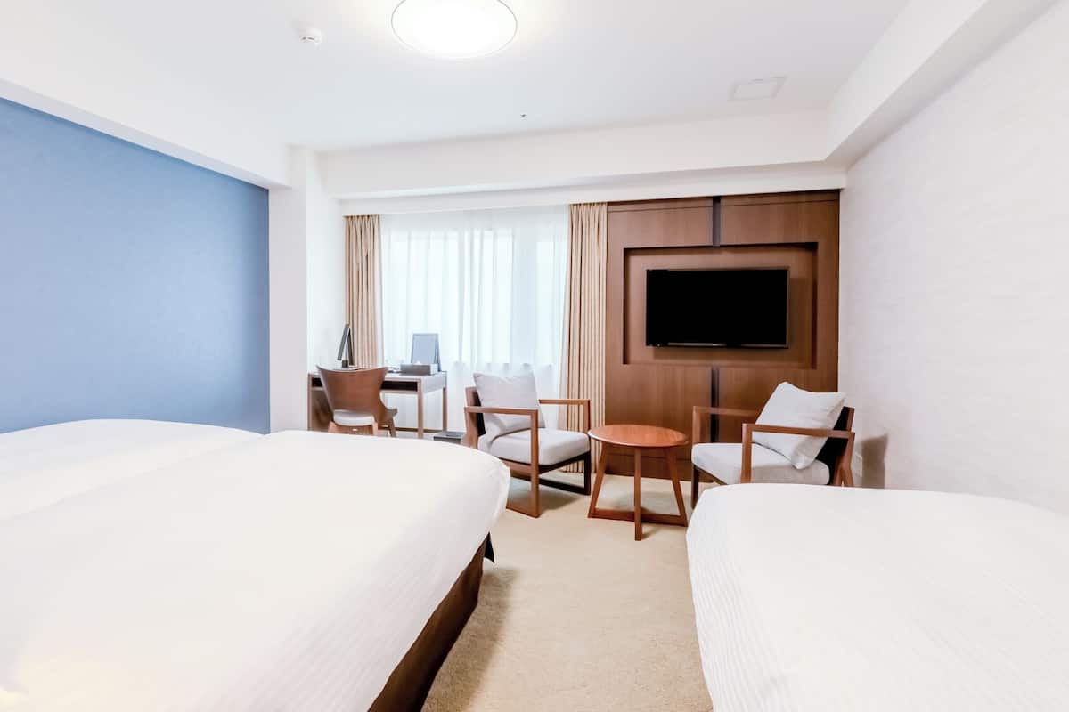 Twin Room, Non Smoking (for 3 occupancy) | Down duvets, blackout curtains, free WiFi, bed sheets