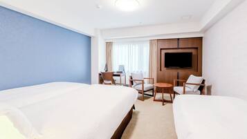 Twin Room, Non Smoking (for 3 occupancy) | Down comforters, blackout drapes, WiFi (free), bed sheets
