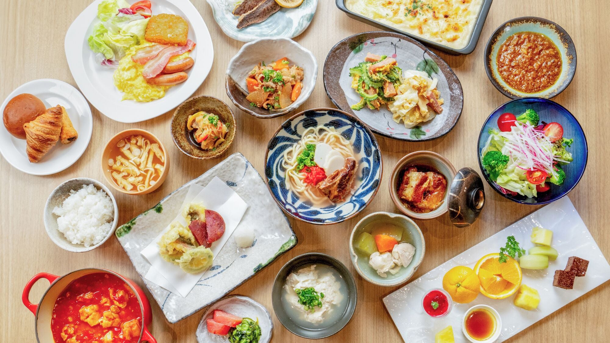 Frokostbuffé hver dag (mot et tillegg)