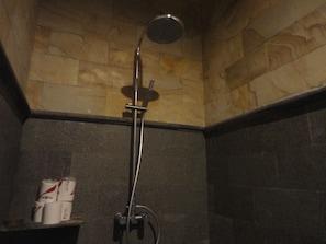 Deluxe Double Room, 1 Queen Bed | Bathroom shower