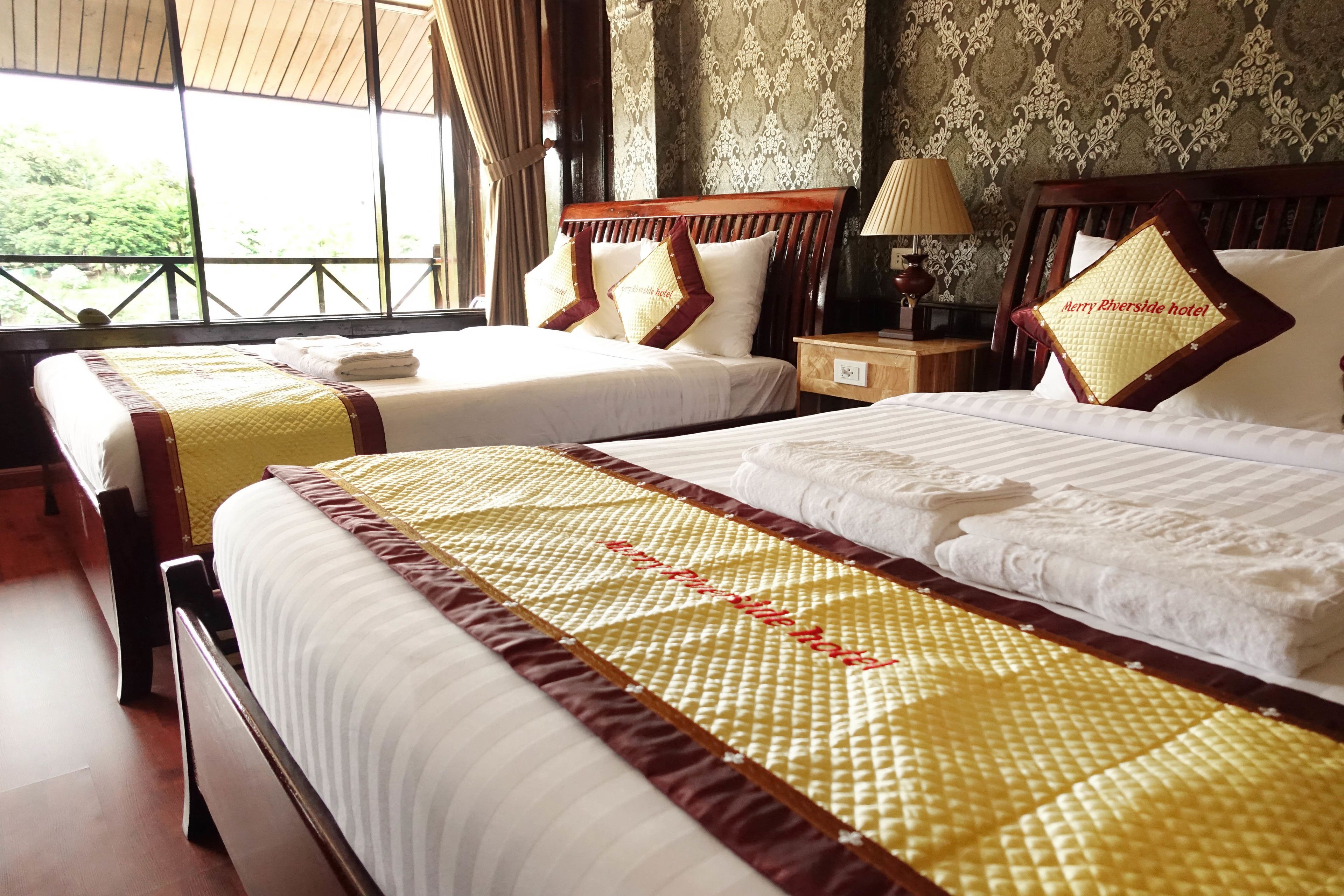 family room with balcony and river view | 1 bedroom, minibar, in-room safe, desk