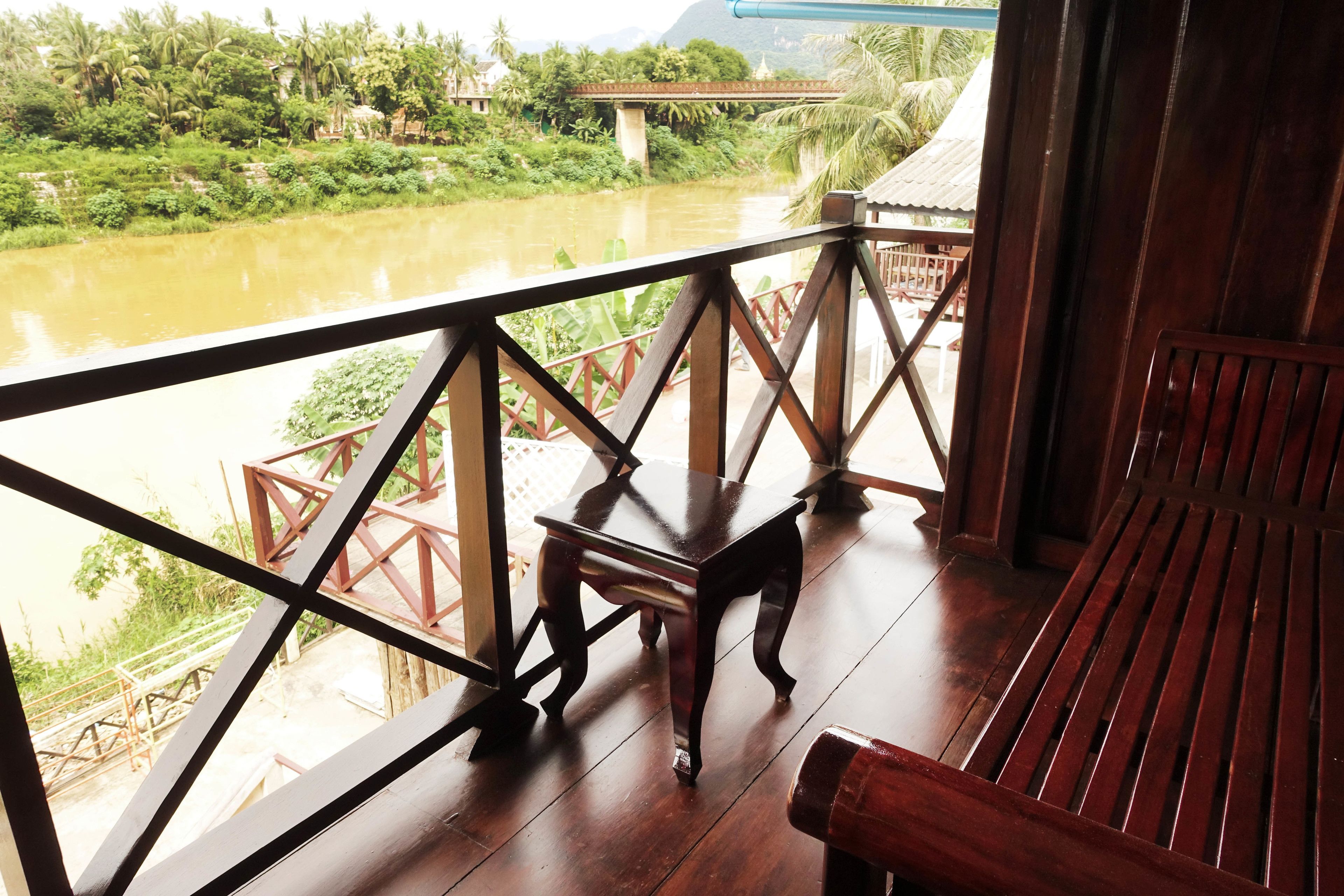 family room with balcony and river view | 1 bedroom, minibar, in-room safe, desk