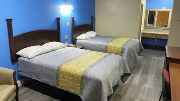 Free WiFi, bed sheets