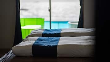 和室 スタンダードルーム 露天風呂付 シービュー 1階 | WiFi (無料)、ベッドシーツ