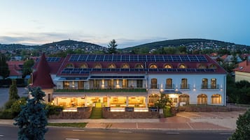 Front of property – evening/night