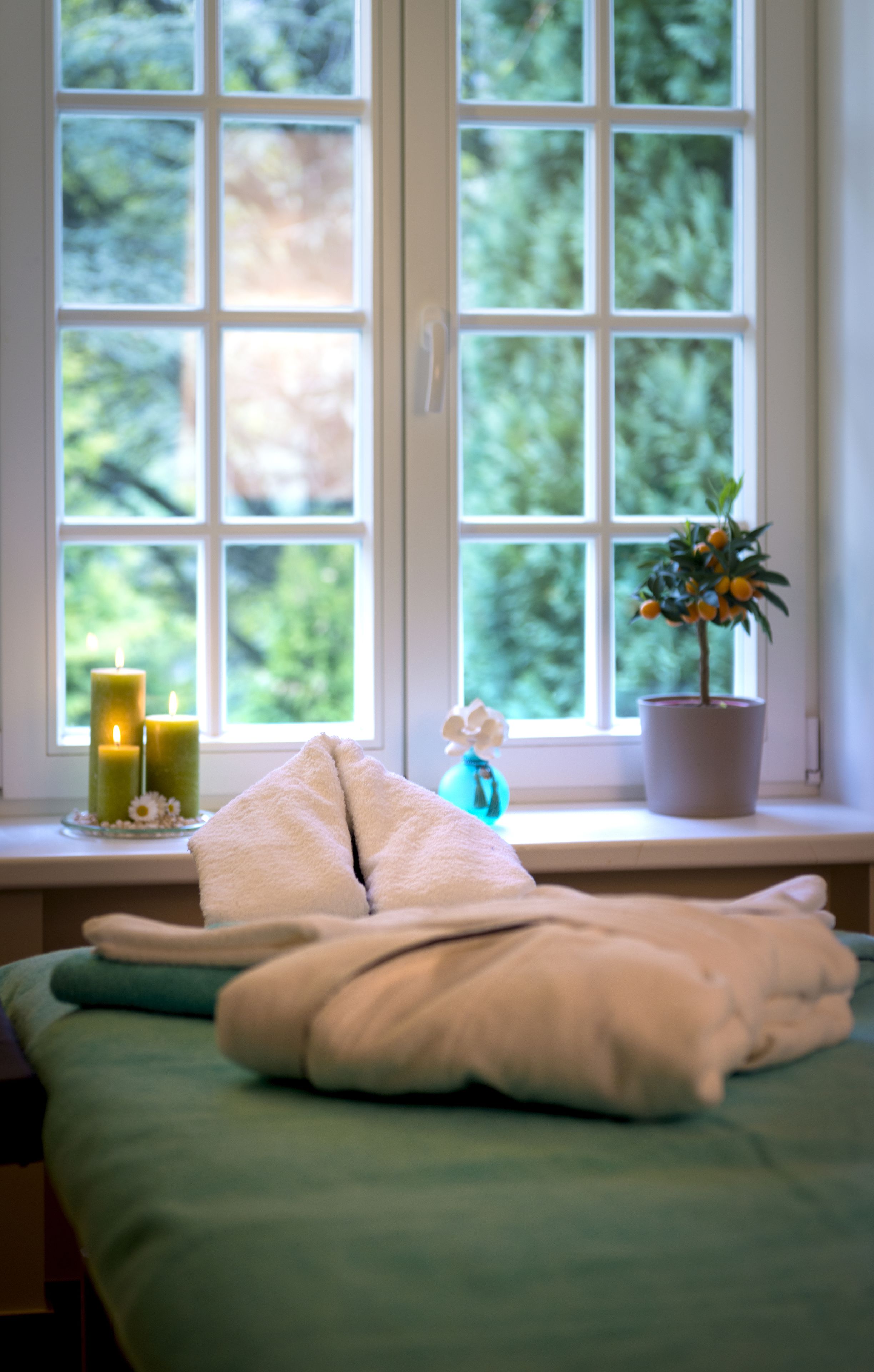 sauna, hot stone massages, facials, manicures and pedicures