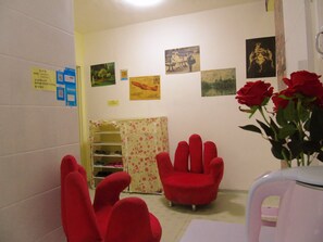 Zona de estar del vestíbulo