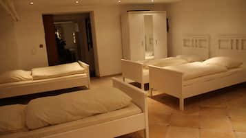 Quadruple Room, Kitchen | Living room | Flat-screen TV