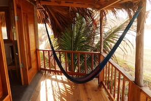 Bungalow, 1 Double Bed, Balcony, Oceanfront | Balcony