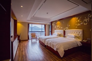 Escritorio, cortinas blackout y wifi gratis