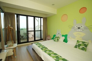 401龍貓樹屋房 | 遮光布/窗簾、免費無線上網、床單