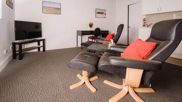 Desk, laptop workspace, soundproofing, iron/ironing board