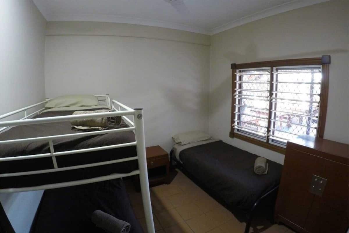 Basic Shared Dormitory, 3 Single Beds (‘3 Bed Dorm: Mixed’)