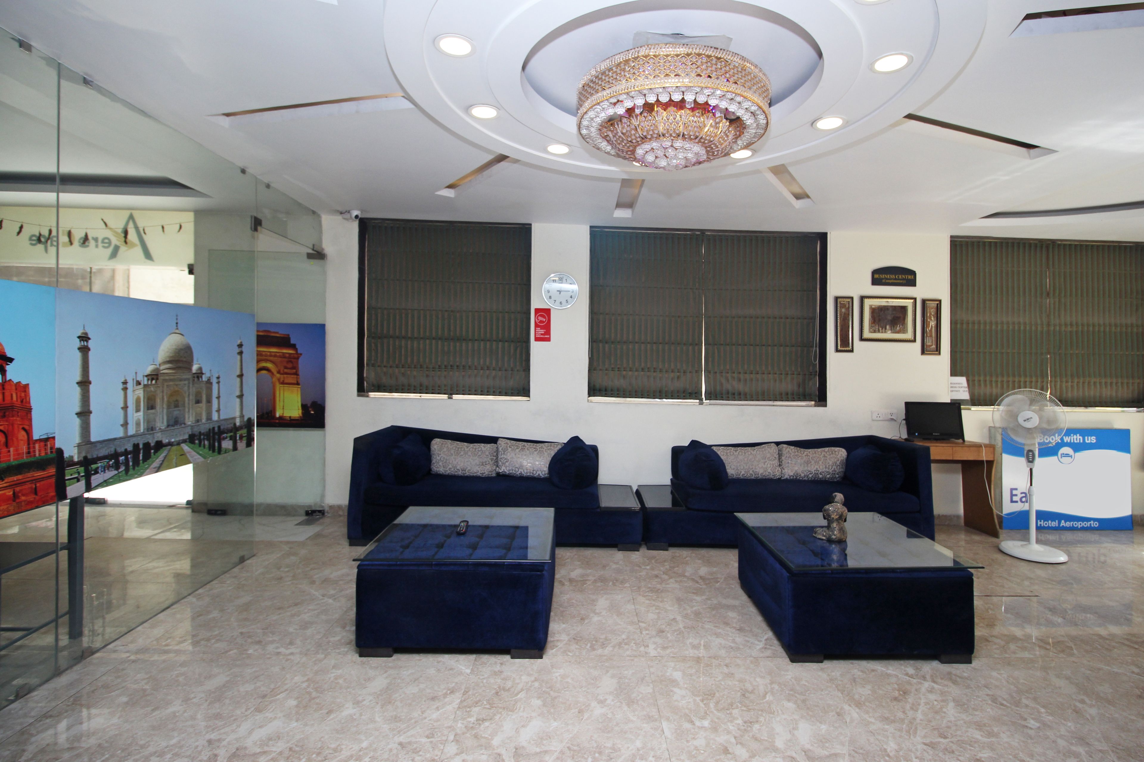 Lobby sitting area