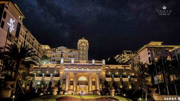Front of property – evening/night