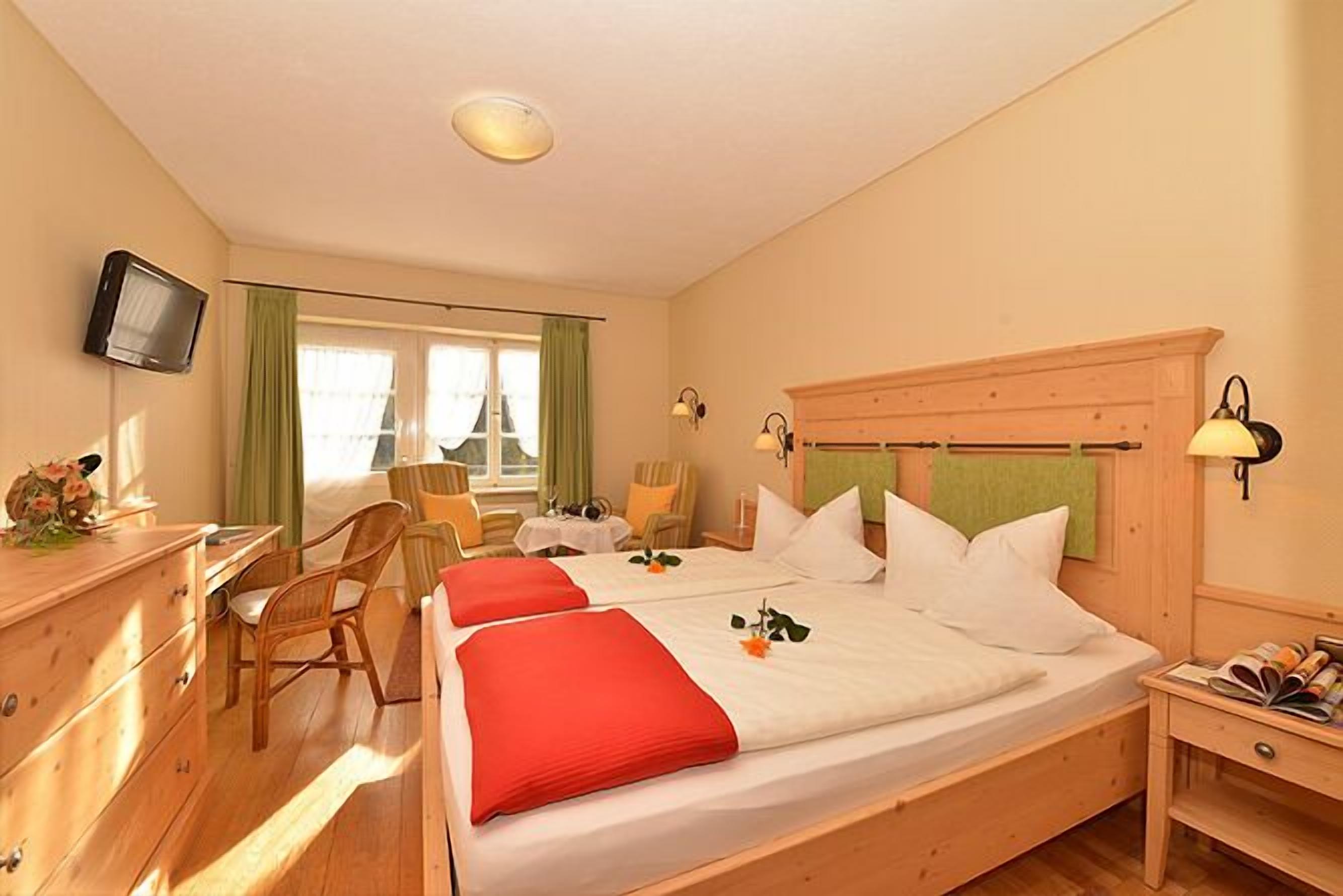 standard double room, balcony, annex building | in-room safe, free cots/infant beds, rollaway beds, free wifi