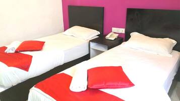 Desk, iron/ironing board, free WiFi, bed sheets