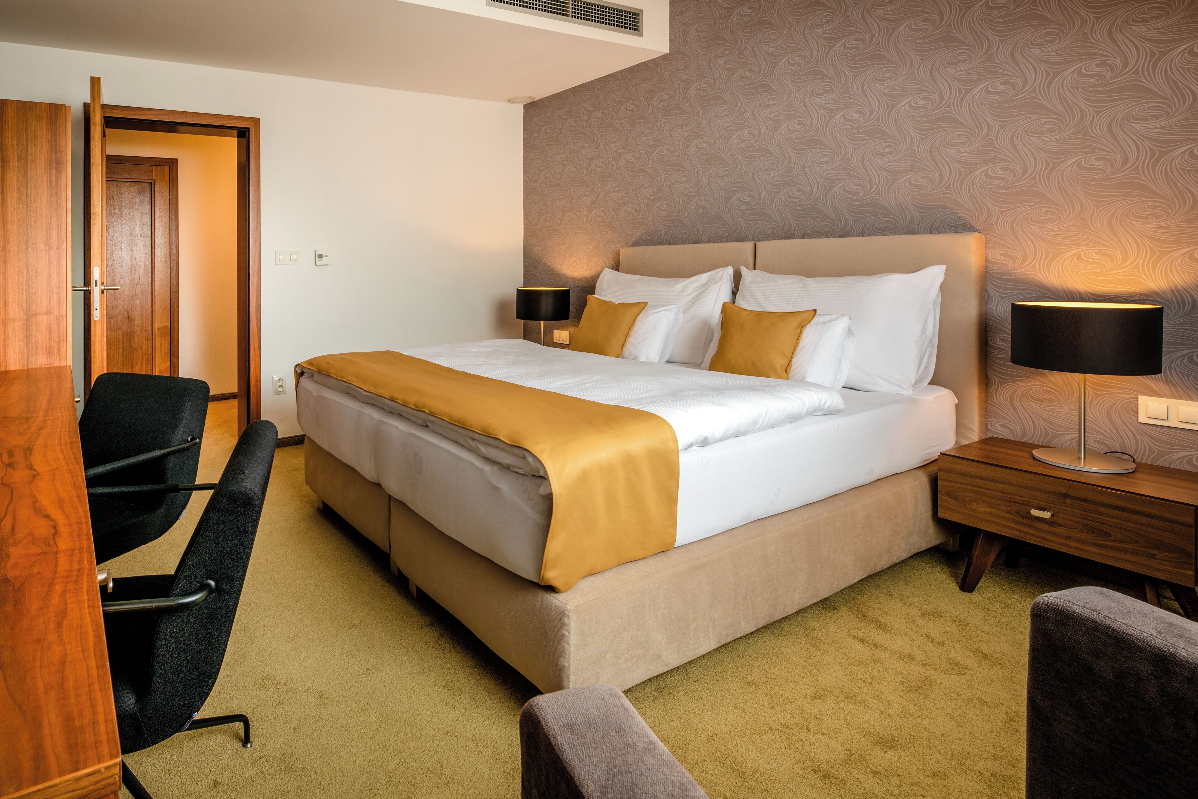 In-room safe, desk, blackout drapes, iron/ironing board