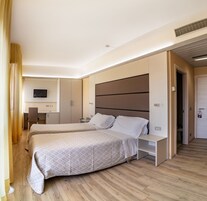 Habitación superior con 2 camas individuales | Minibar, caja fuerte, escritorio y cunas (de pago)