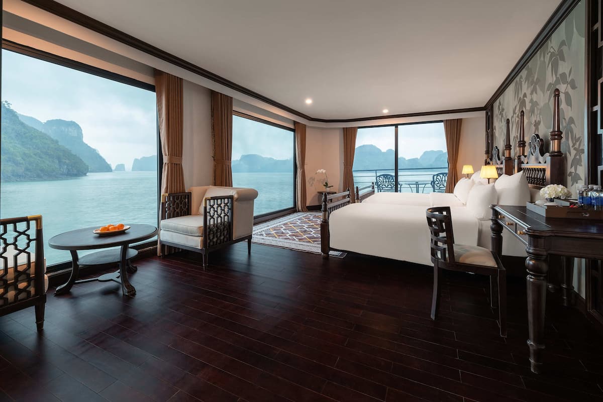 Garden Sea Family Suite, Balcony | 1 bedroom, in-room safe, blackout curtains, soundproofing