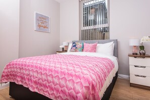 Iron/ironing board, free cribs/infant beds, free WiFi