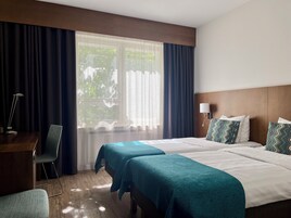 Classic Twin Room | Desk, blackout drapes, iron/ironing board (on request), WiFi (free)
