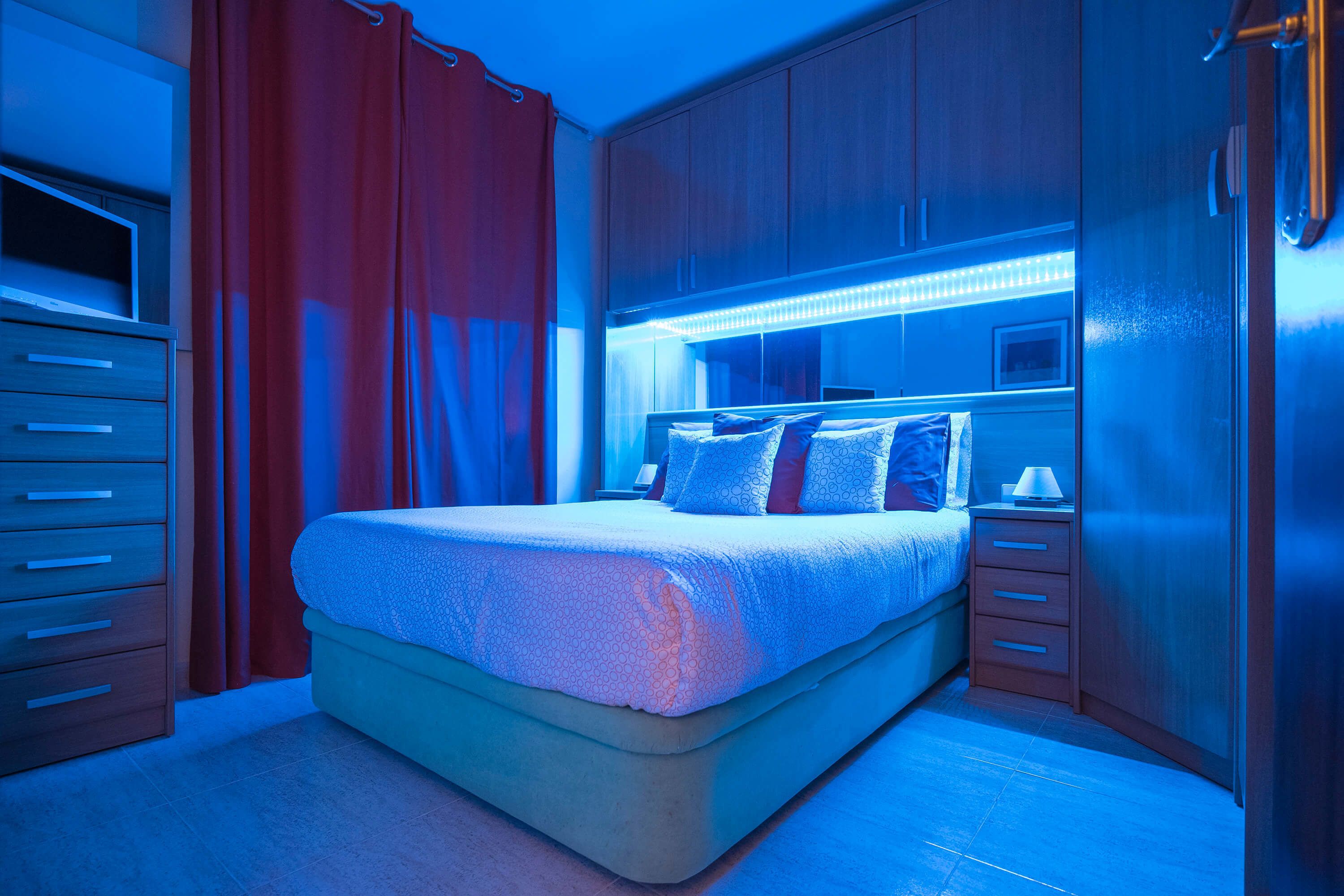 Leilighet, 2 soverom, balkong, bassengutsikt | 2 soverom, strykejern/-brett og barnesenger