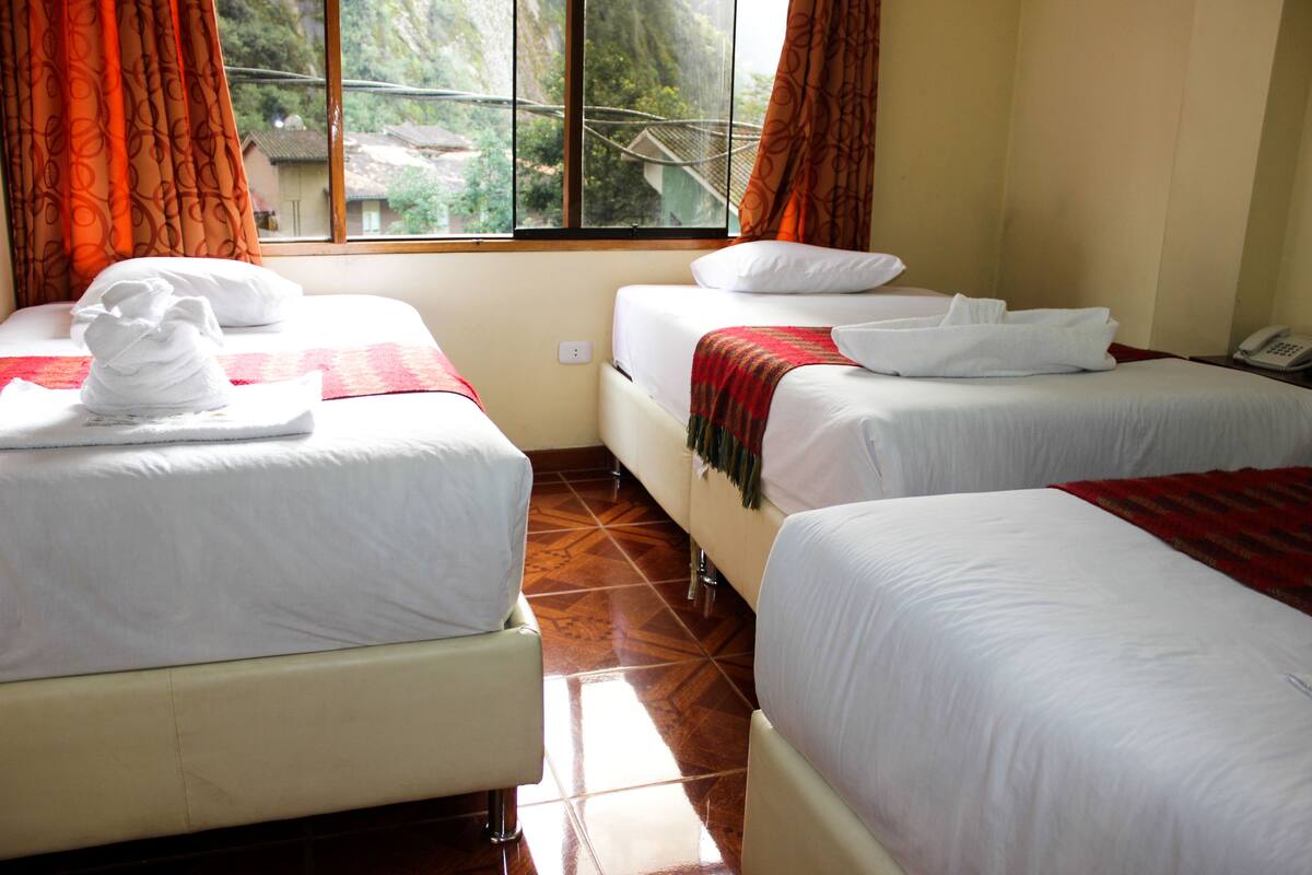 Triple Room, 3 Twin Beds | Iron/ironing board, free WiFi