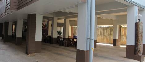 Blick von der Unterkunft