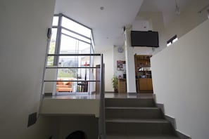 Interior entrance